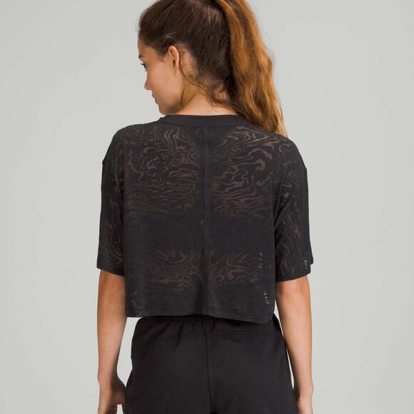 Lululemon All Yours Cropped T-Shirt *Veil - Picture 3 of 4
